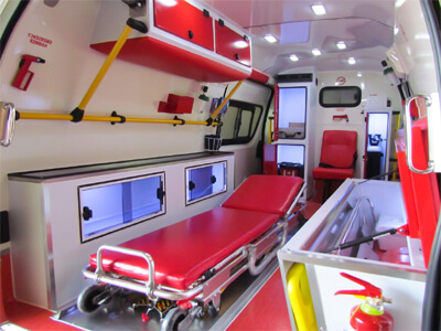 ambulance service in delhi airport